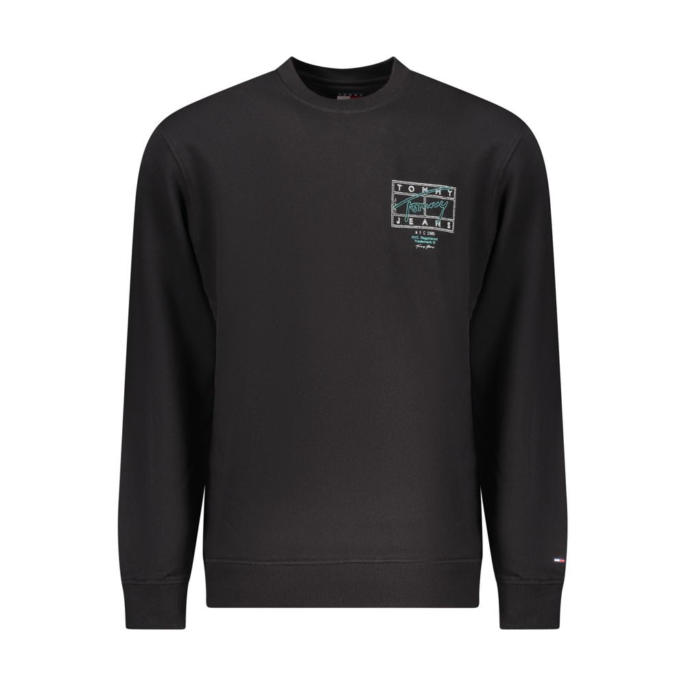TOMMY HILFIGER - SWEATSHIRT HOMME NOIR EN COTON | COLLEKT PARIS