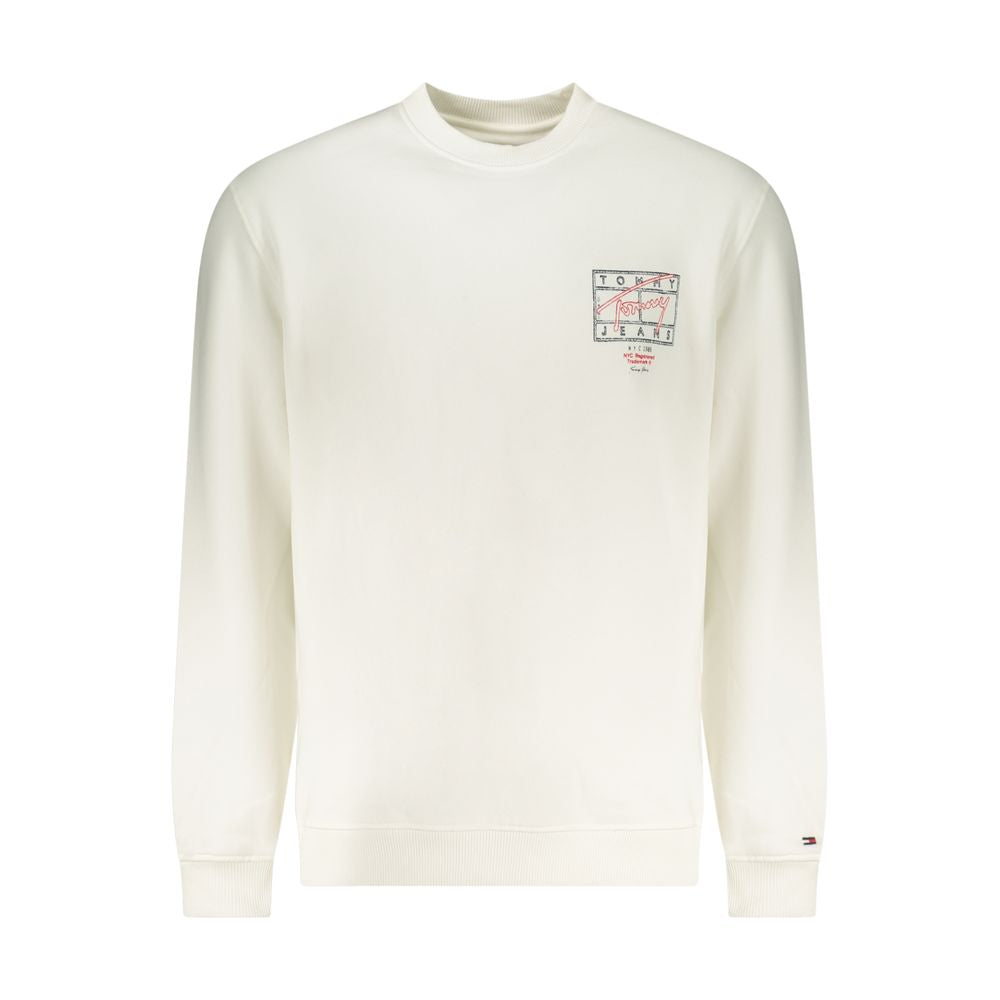 TOMMY HILFIGER - SWEATSHIRT HOMME BLANC EN COTON | COLLEKT PARIS