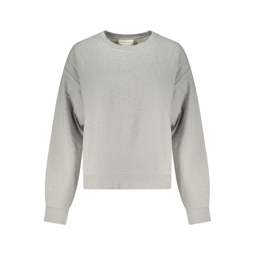 CALVIN KLEIN - SWEATSHIRT FEMME GRIS | COLLEKT PARIS