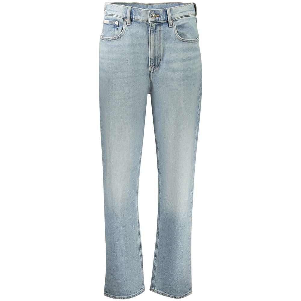 CALVIN KLEIN - JEAN FEMME BLEU CLAIR HIGH RISE | COLLEKT PARIS