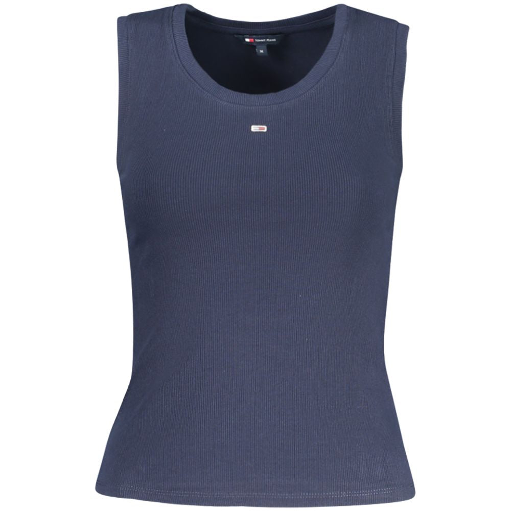 TOMMY HILFIGER - DÉBARDEUR FEMME BLEU EN COTON | COLLEKT PARIS