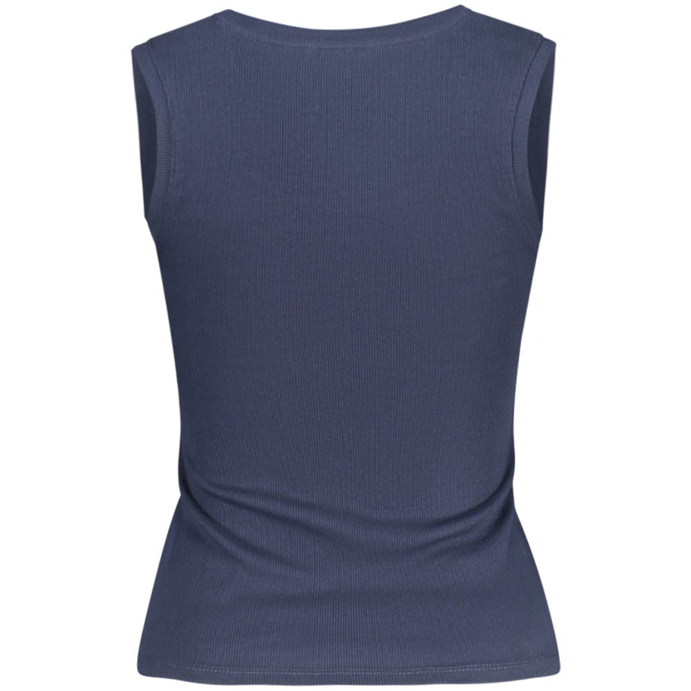 TOMMY HILFIGER - WOMEN'S BLUE COTTON TANK TOP | COLLEKT PARIS