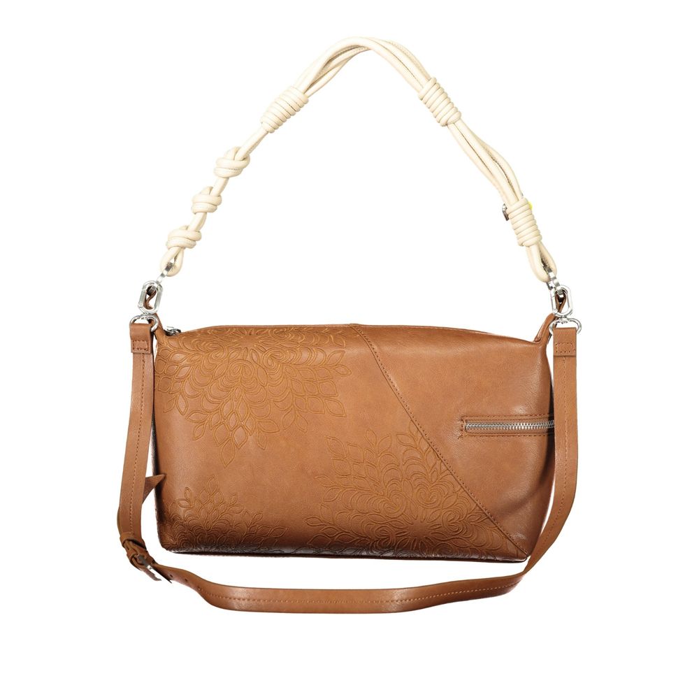 DESIGUAL - SAC À BANDOULIÈRE FEMME SIERRA HUNTINGTON MARRON | COLLEKT PARIS