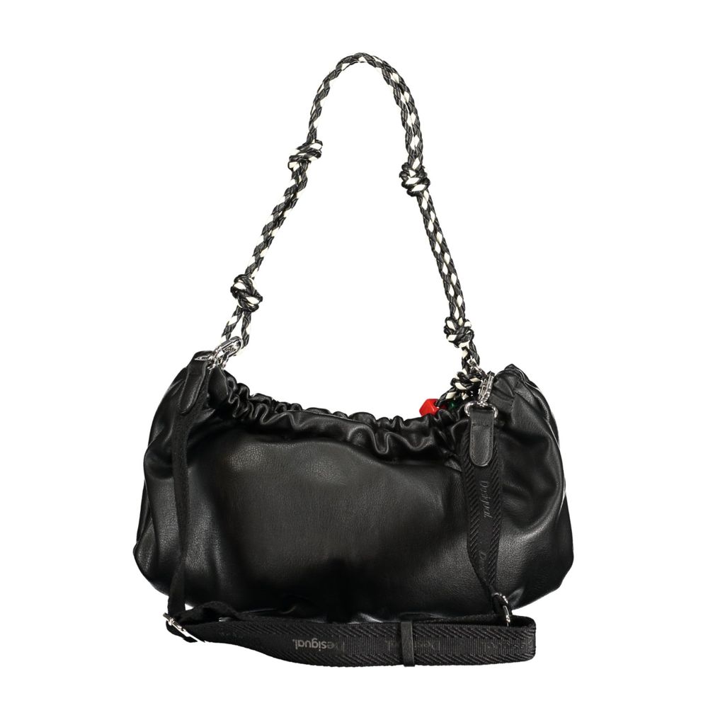 DESIGUAL - SAC À MAIN FEMME HALF LOGO WAVERLY NOIR | COLLEKT PARIS