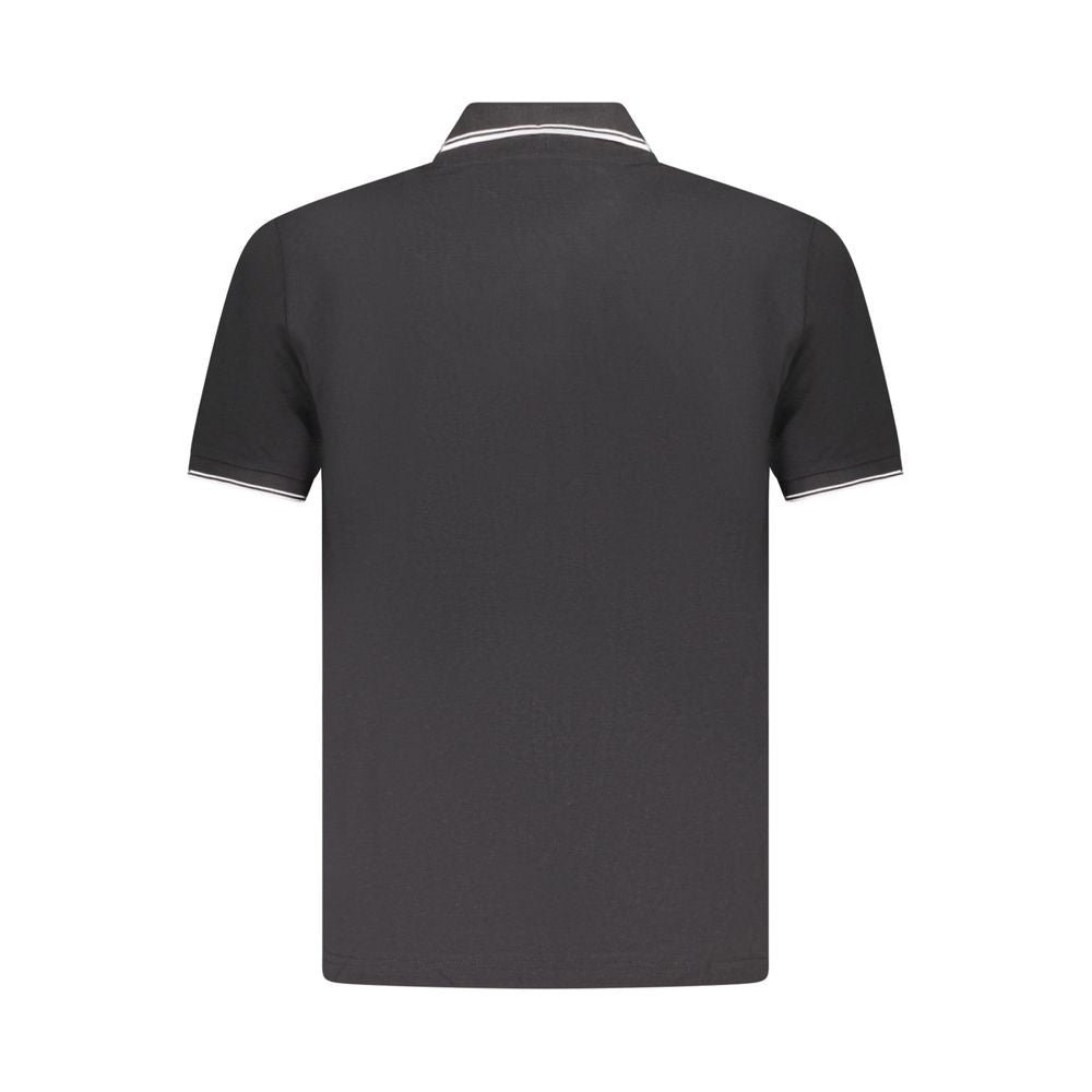 U.S. GRAND - POLO HOMME NOIR DÉTAILS CONTRASTÉS | COLLEKT PARIS
