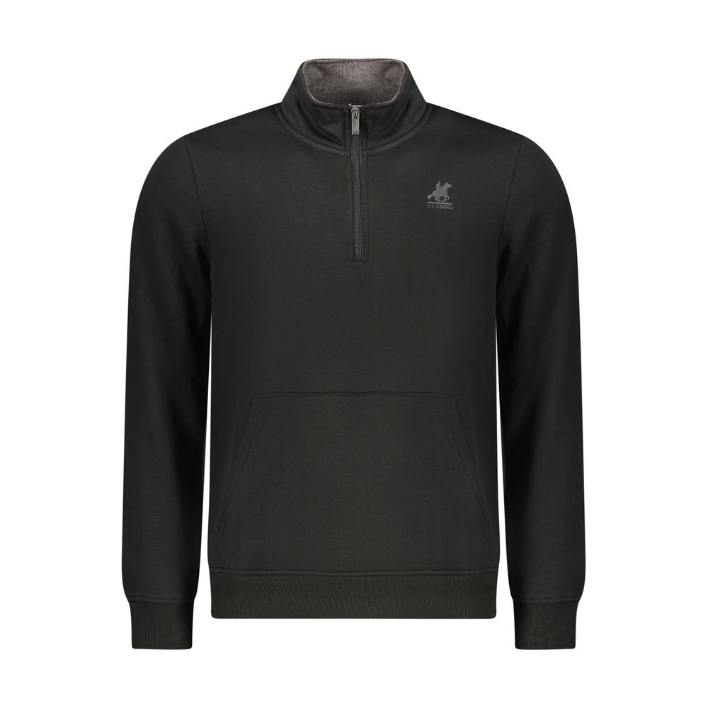 U.S. GRAND - SWEAT HOMME FDELPA NOIR LOGO IMPRIMÉ | COLLEKT PARIS