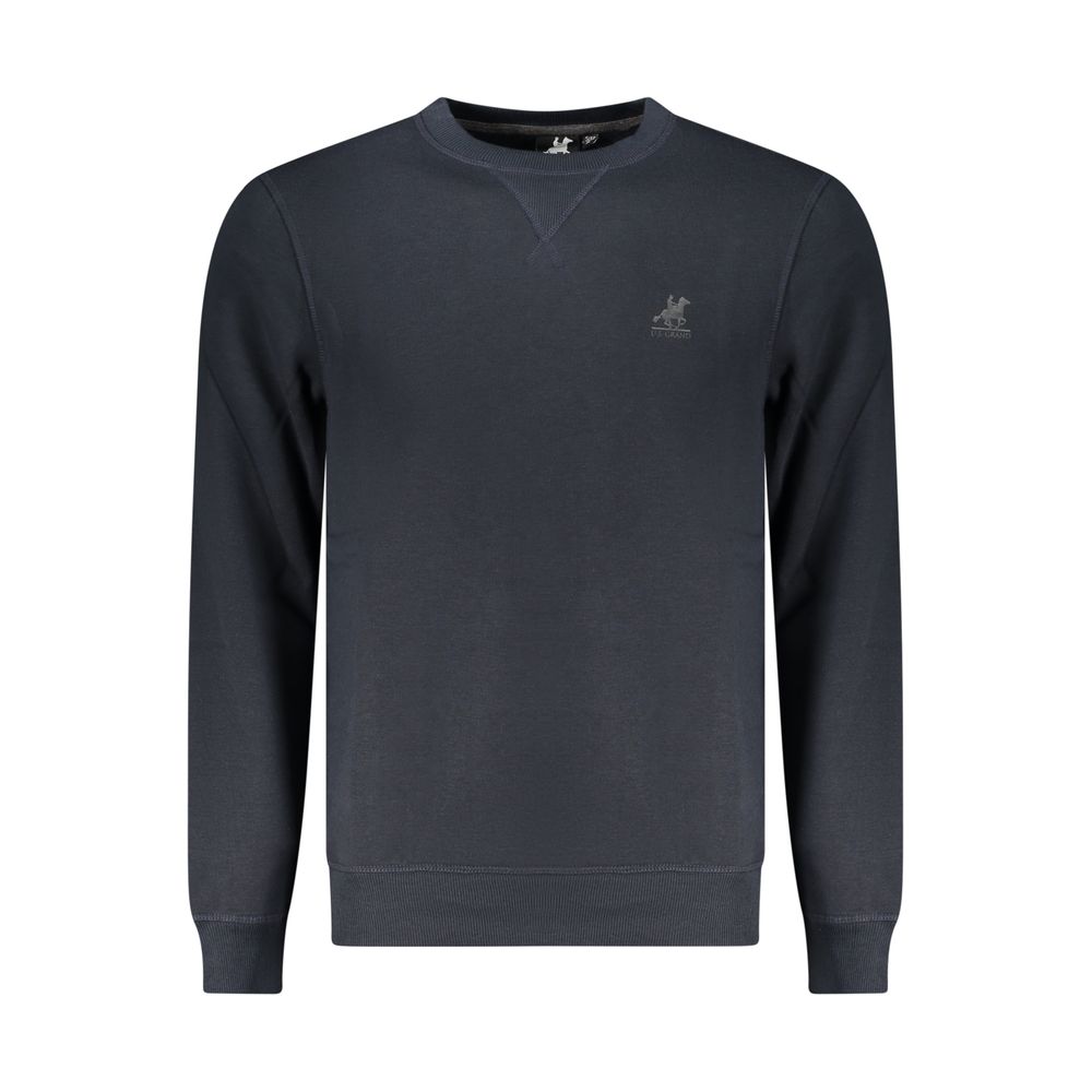 U.S. GRAND - SWEAT HOMME BLEU LOGO IMPRIMÉ | COLLEKT PARIS