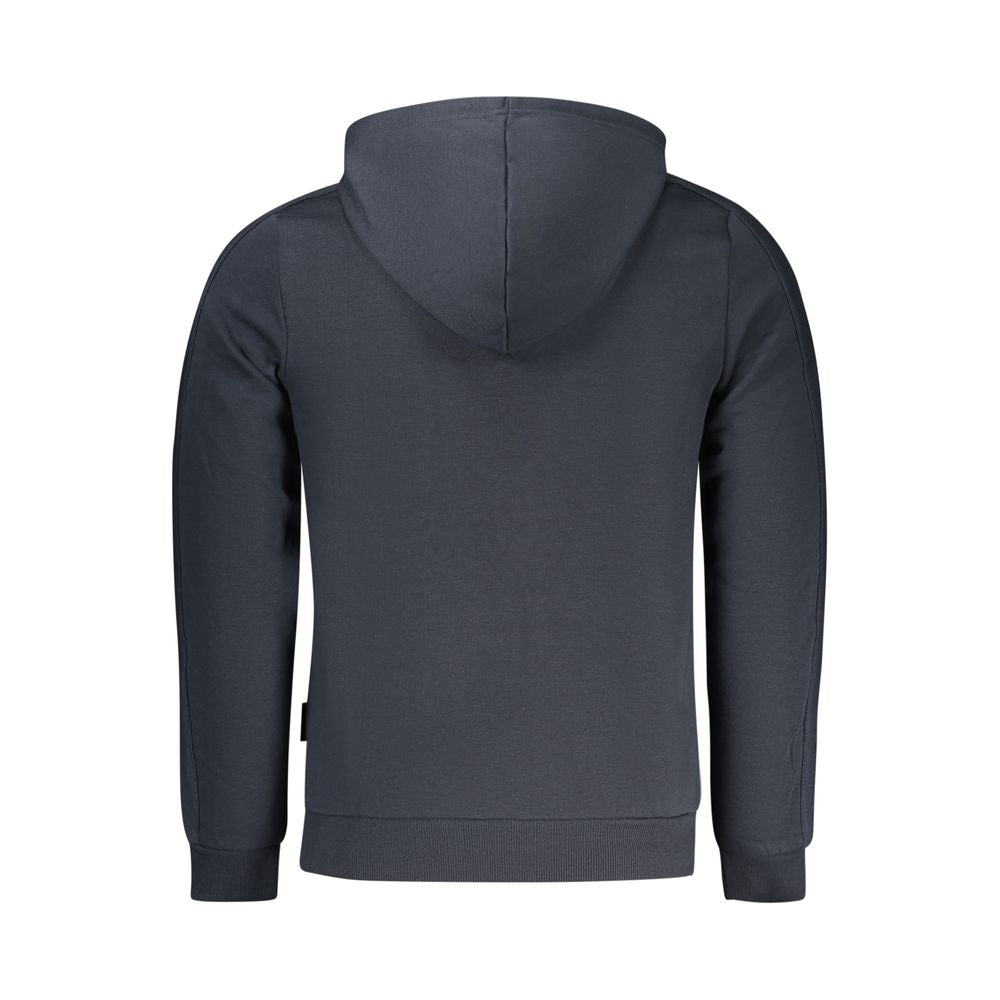 U.S. GRAND - HOODIE ZIPPÉ HOMME BLEU LOGO IMPRIMÉ | COLLEKT PARIS