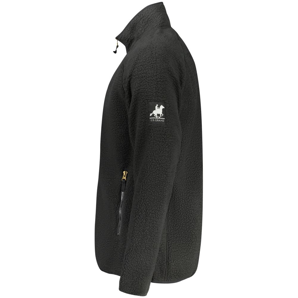 U.S. GRAND - SWEAT HOMME NOIR EFFET MOUTON | COLLEKT PARIS