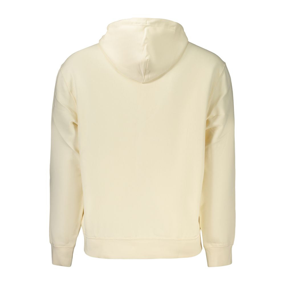 CALVIN KLEIN - SWEAT À CAPUCHE HOMME BEIGE EN COTON | COLLEKT PARIS