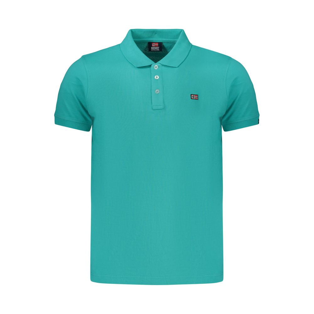 NORWAY 1963 - POLO HOMME VERT LOGO APPLIQUÉ | COLLEKT PARIS