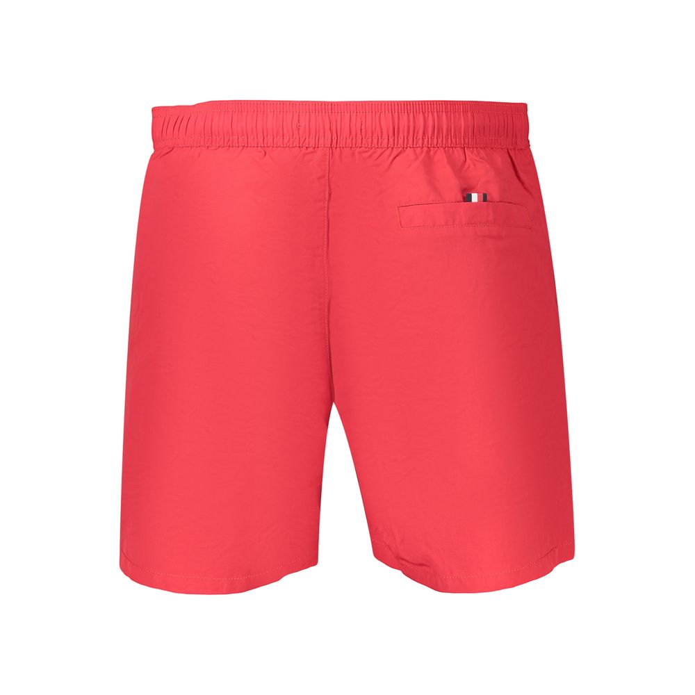 TOMMY HILFIGER - SHORT DE BAIN HOMME ROUGE | COLLEKT PARIS