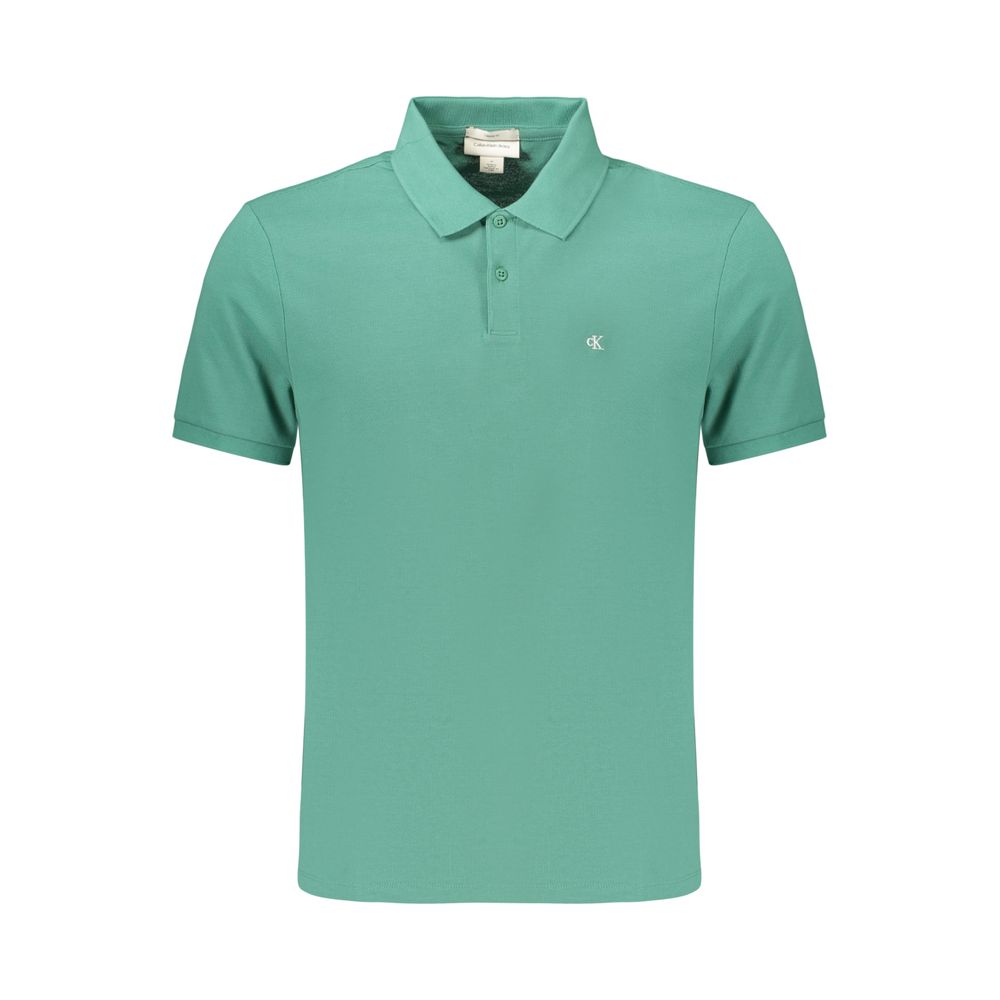 CALVIN KLEIN - POLO HOMME VERT EN COTON | COLLEKT PARIS