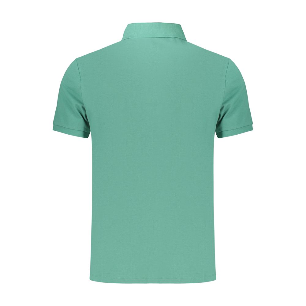 CALVIN KLEIN - MEN'S GREEN COTTON POLO SHIRT | COLLEKT PARIS