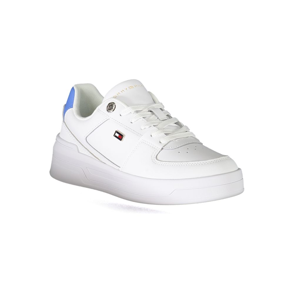 TOMMY HILFIGER - SNEAKERS FEMME BLANCHES EN CUIR | COLLEKT PARIS