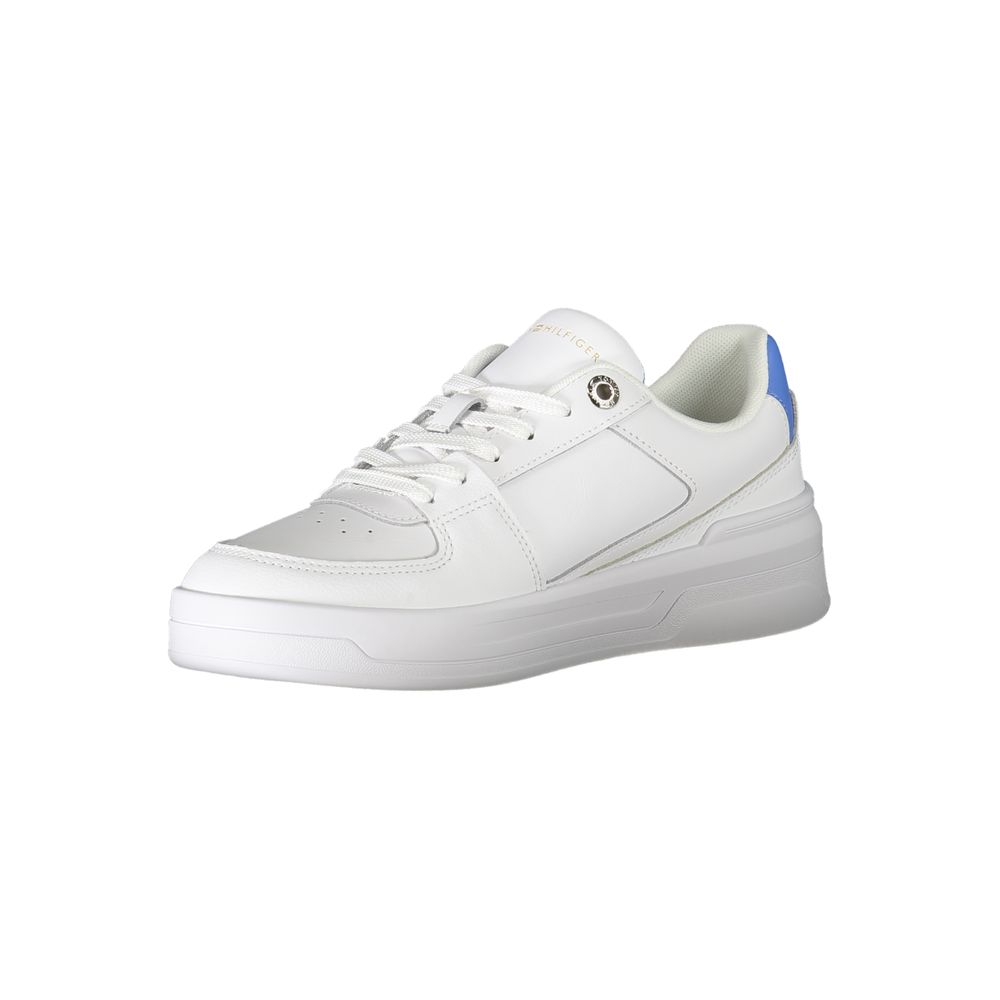 TOMMY HILFIGER - SNEAKERS FEMME BLANCHES EN CUIR | COLLEKT PARIS