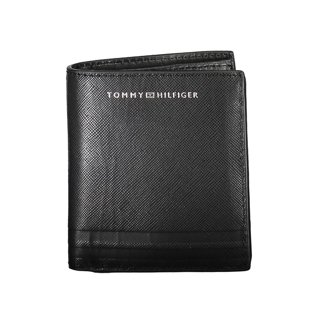 TOMMY HILFIGER - PORTEFEUILLE HOMME NOIR EN CUIR | COLLEKT PARIS