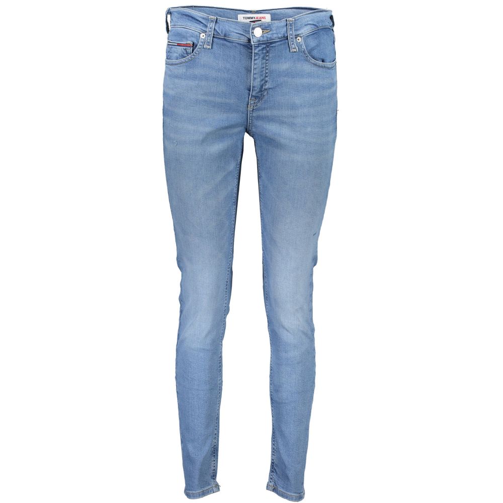 TOMMY HILFIGER - JEAN SKINNY FEMME BLEU CLAIR NORA MID RISE | COLLEKT PARIS