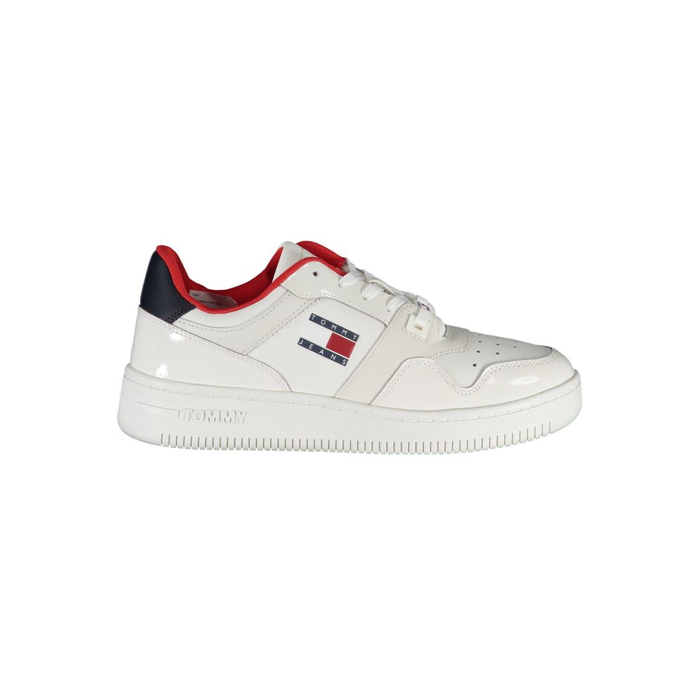 TOMMY HILFIGER - SNEAKERS FEMME BLANCHES EN CUIR | COLLEKT PARIS
