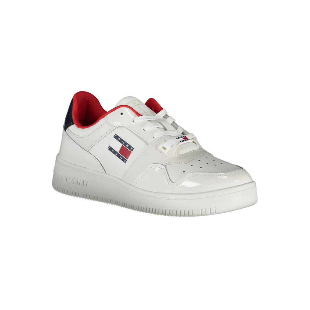 TOMMY HILFIGER - SNEAKERS FEMME BLANCHES EN CUIR | COLLEKT PARIS