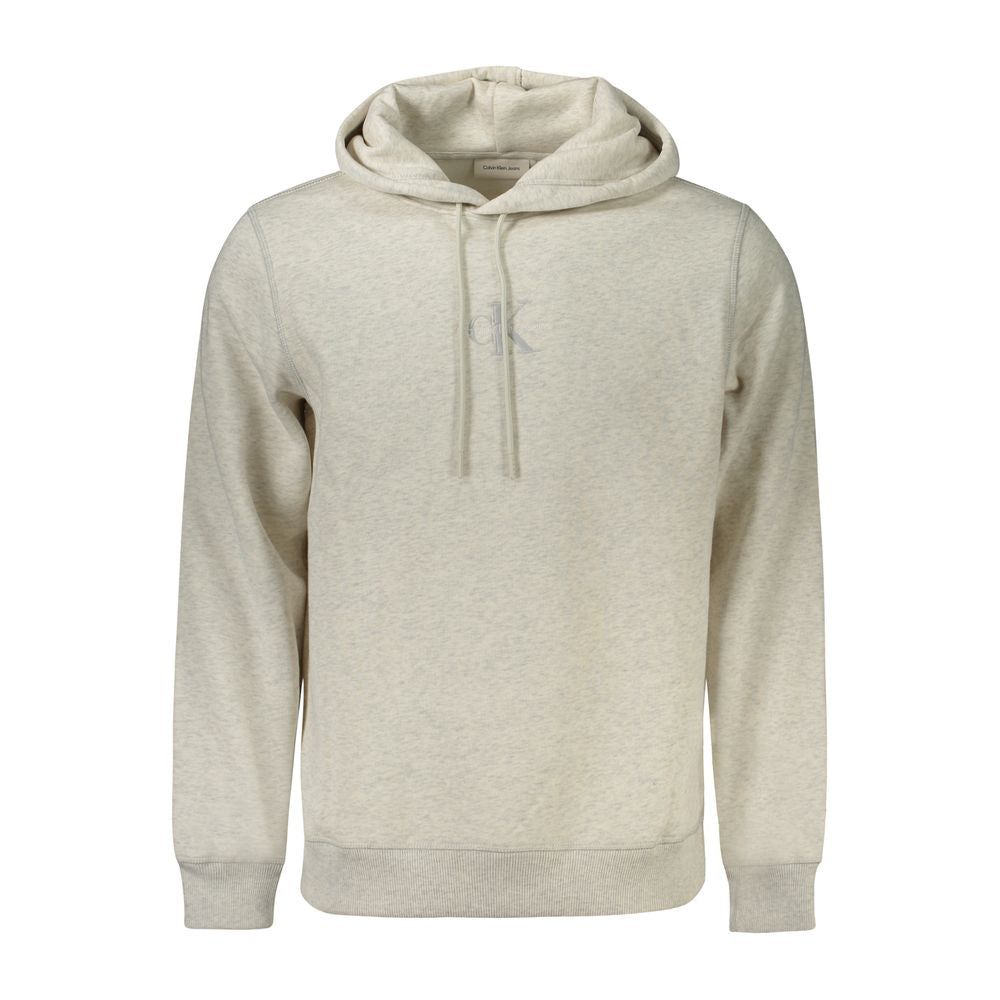CALVIN KLEIN - SWEAT À CAPUCHE HOMME GRIS | COLLEKT PARIS