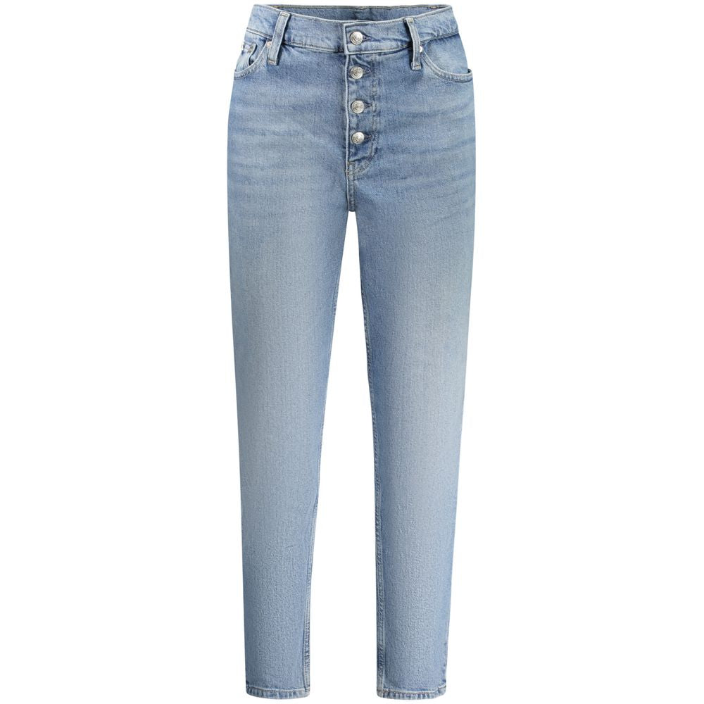 CALVIN KLEIN - JEAN MOM FEMME BLEU CLAIR | COLLEKT PARIS