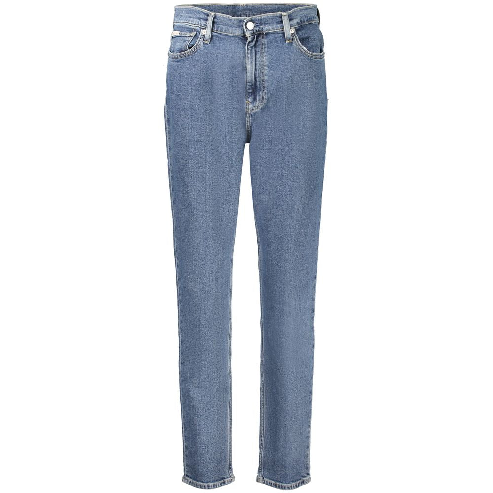 CALVIN KLEIN - JEAN MOM FEMME BLEU | COLLEKT PARIS