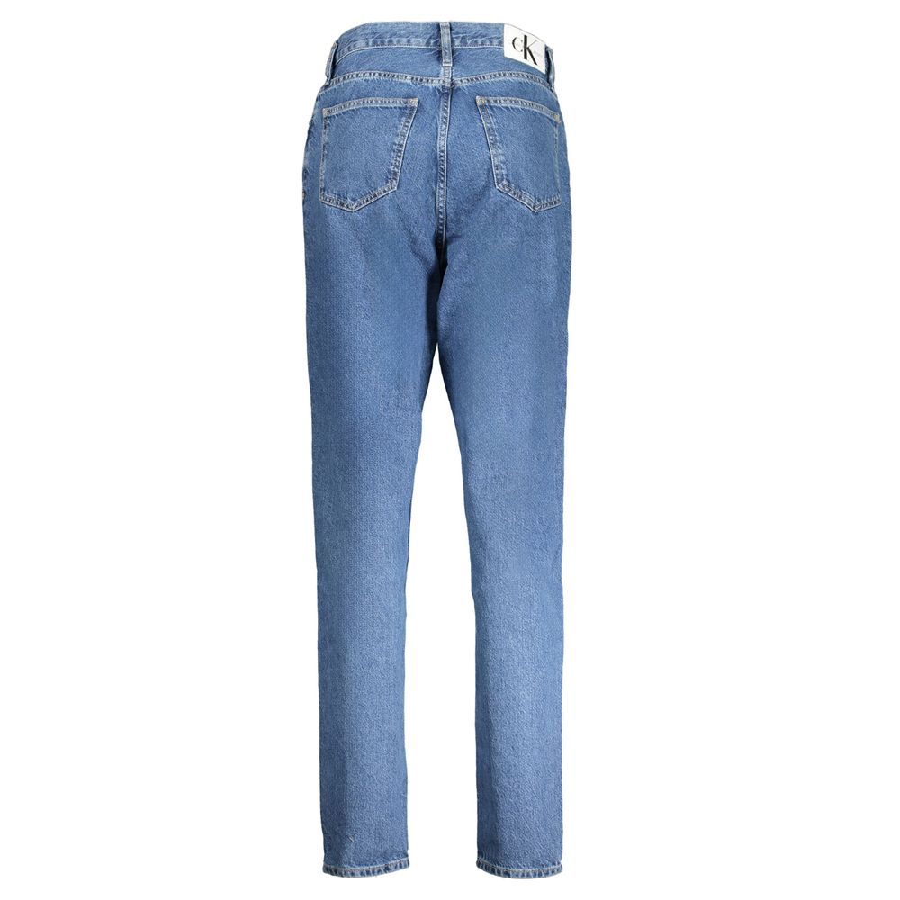 CALVIN KLEIN - JEAN MOM FEMME BLEU | COLLEKT PARIS