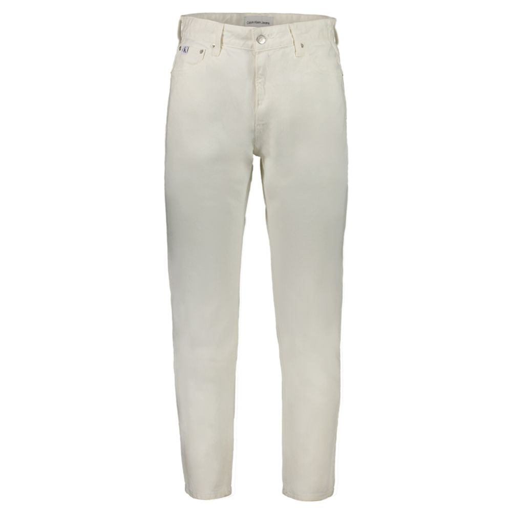 CALVIN KLEIN - PANTALON HOMME BLANC | COLLEKT PARIS