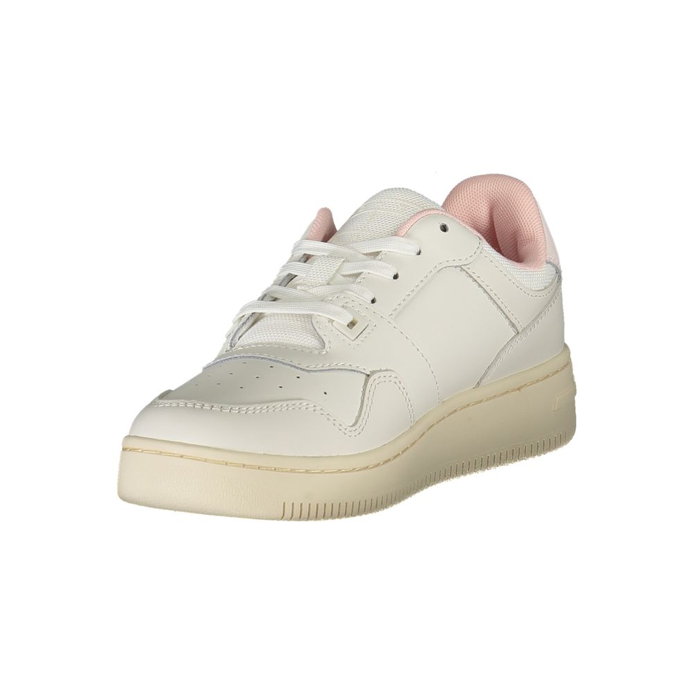 TOMMY HILFIGER - SNEAKERS FEMME BLANCHES EN CUIR | COLLEKT PARIS