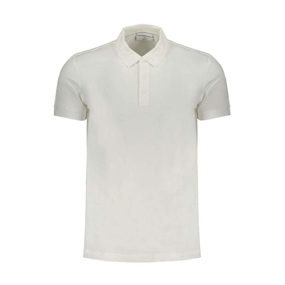 CALVIN KLEIN - POLO HOMME BLANC | COLLEKT PARIS