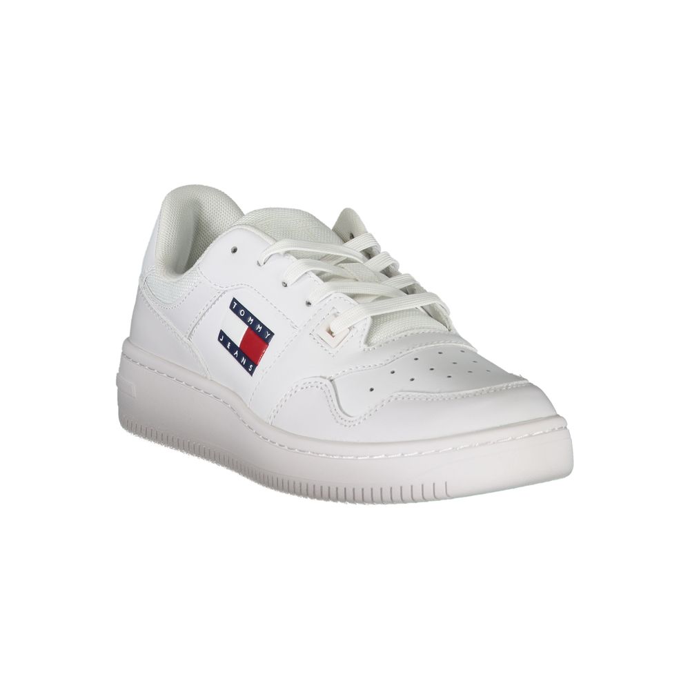 TOMMY HILFIGER - SNEAKERS FEMME BLANCHES EN CUIR | COLLEKT PARIS