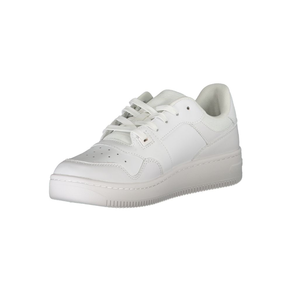 TOMMY HILFIGER - SNEAKERS FEMME BLANCHES EN CUIR | COLLEKT PARIS