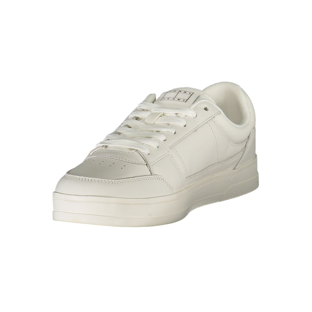 TOMMY HILFIGER - SNEAKERS HOMME BLANCHES EN CUIR | COLLEKT PARIS