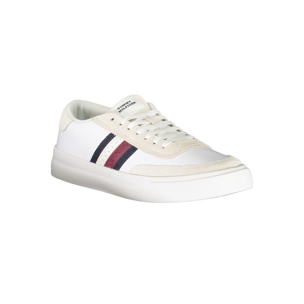 TOMMY HILFIGER - SNEAKERS HOMME BLANCHES EN CUIR | COLLEKT PARIS