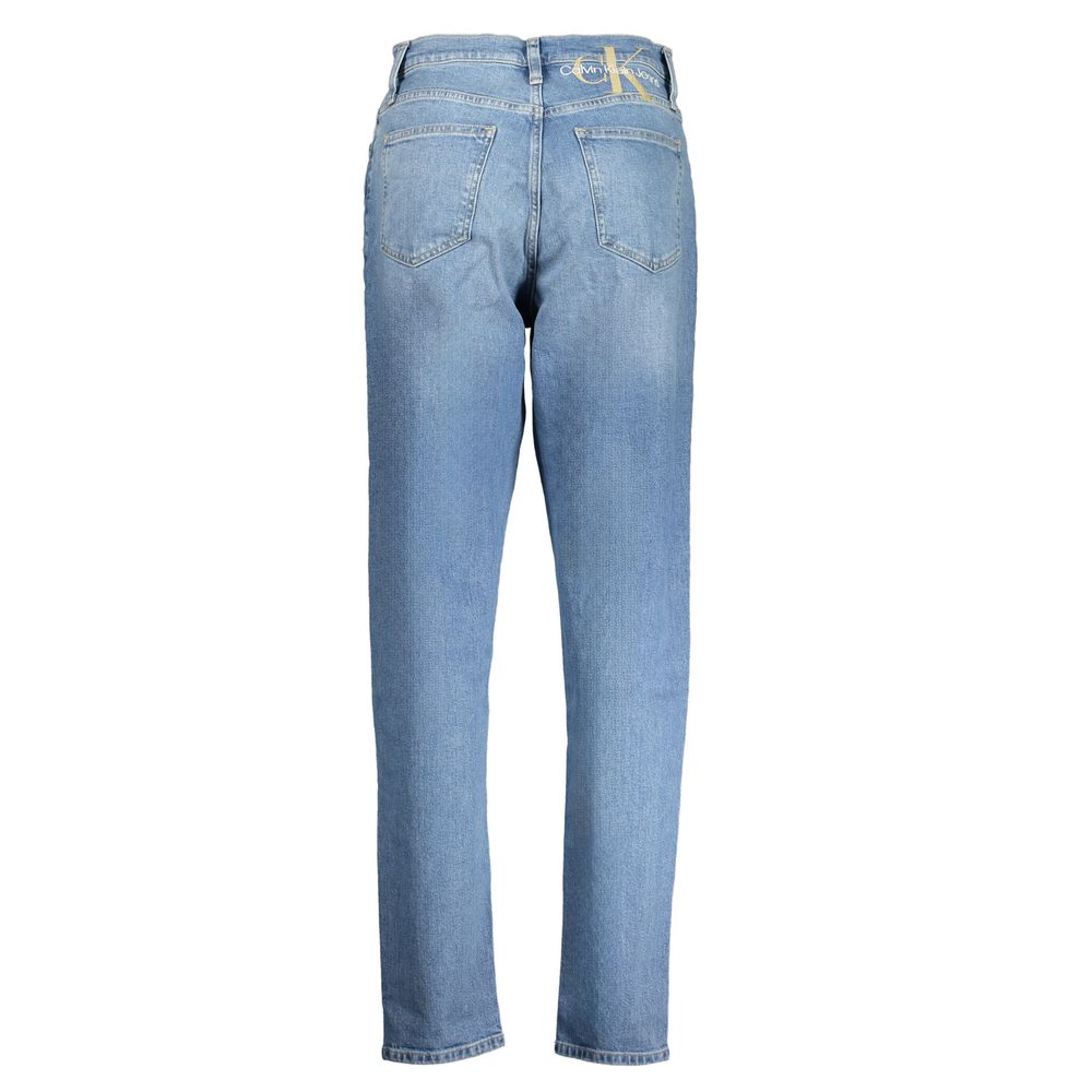CALVIN KLEIN - JEAN MOM FEMME BLEU CLAIR | COLLEKT PARIS