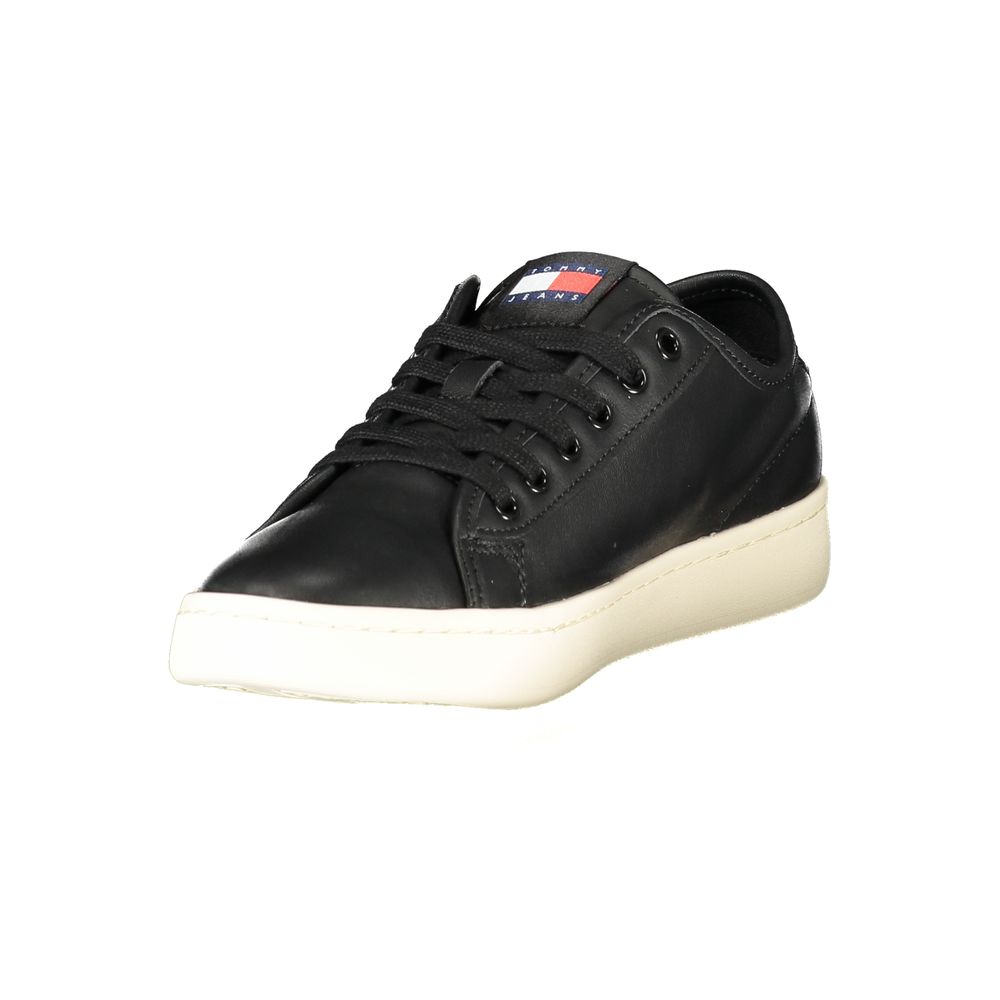 TOMMY HILFIGER - SNEAKERS FEMME NOIRES EN CUIR | COLLEKT PARIS