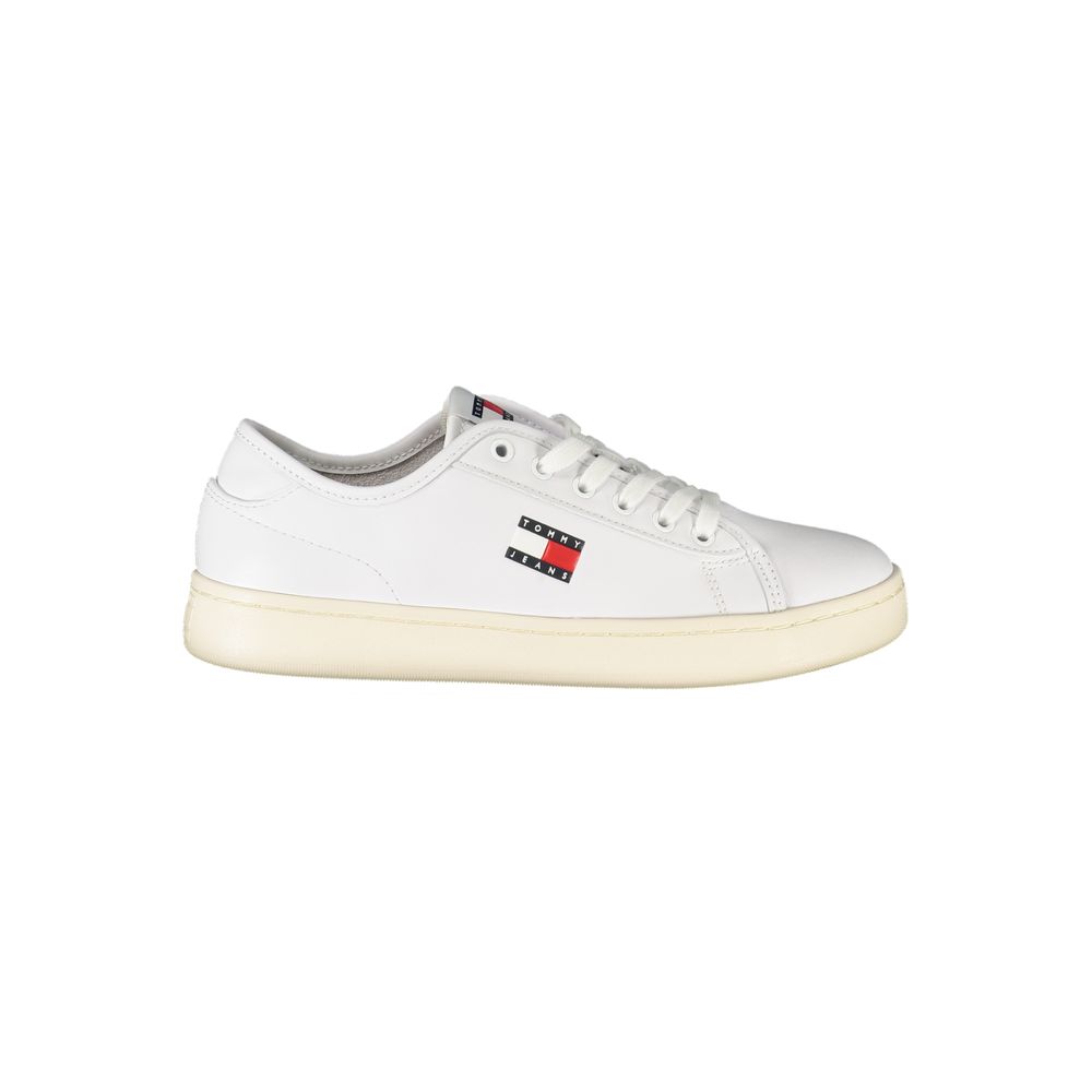 TOMMY HILFIGER - SNEAKERS FEMME BLANCHES EN CUIR | COLLEKT PARIS