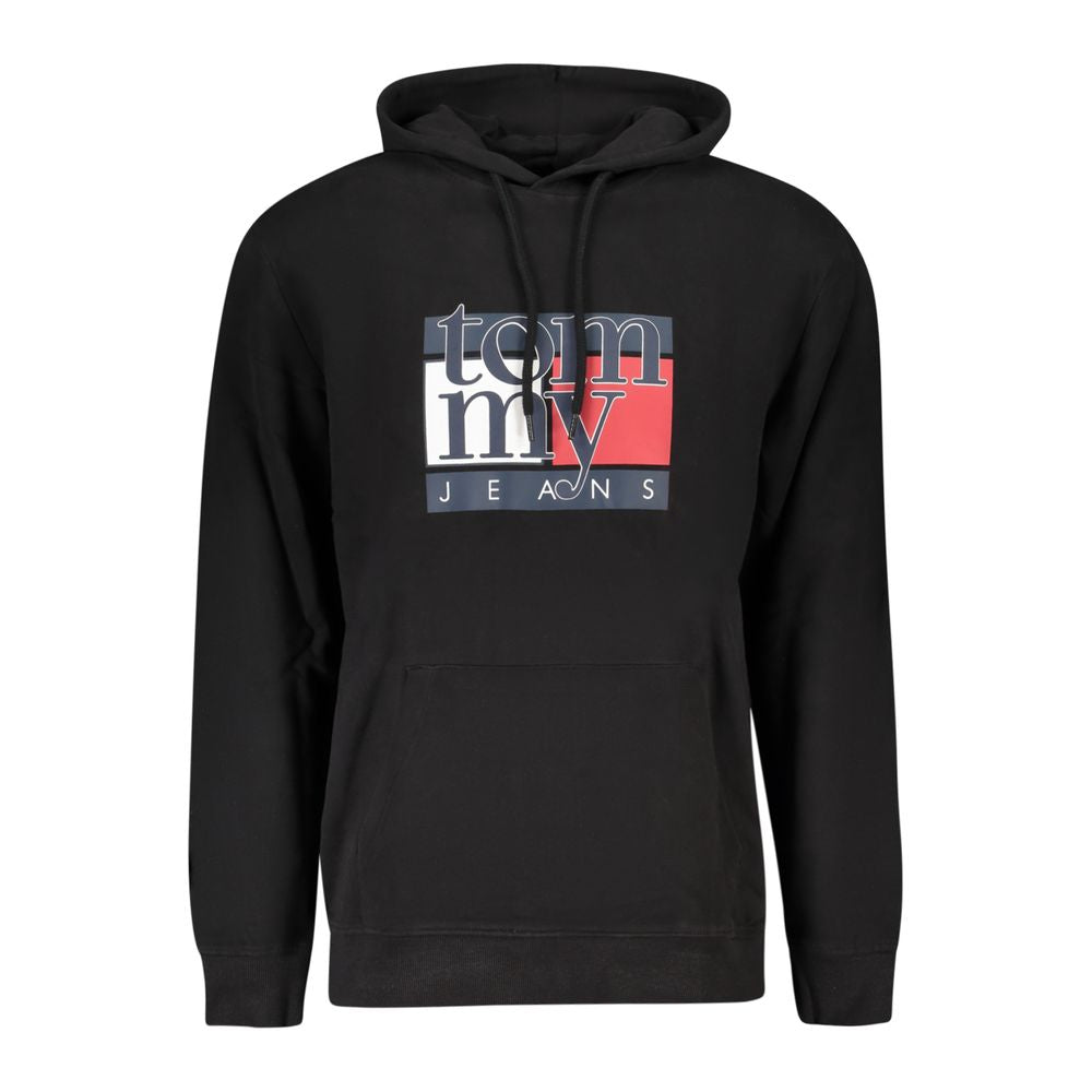 TOMMY HILFIGER - SWEAT À CAPUCHE HOMME NOIR EN COTON | COLLEKT PARIS