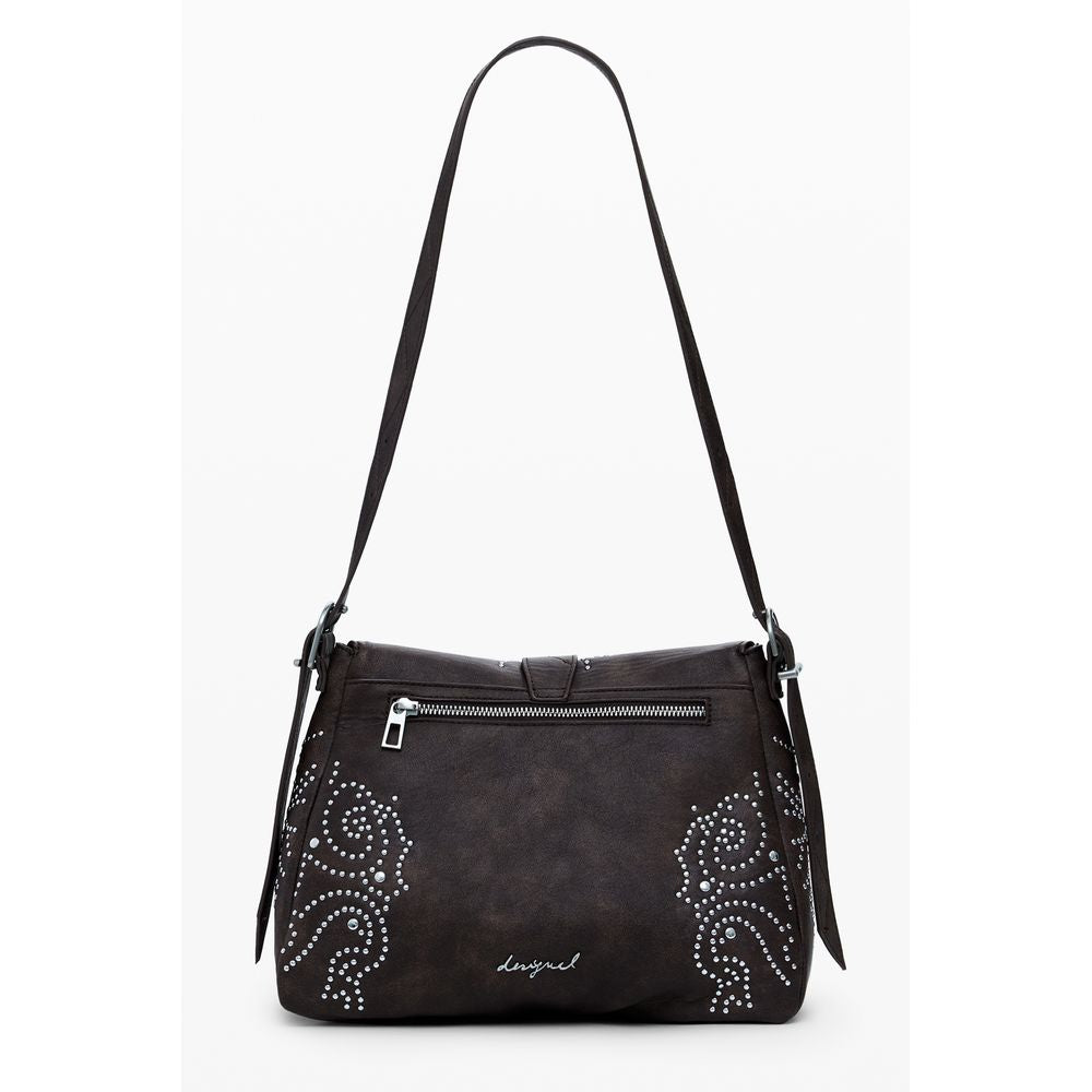 DESIGUAL - SAC À MAIN FEMME MARRON POKER FACE POSADAS | COLLEKT PARIS