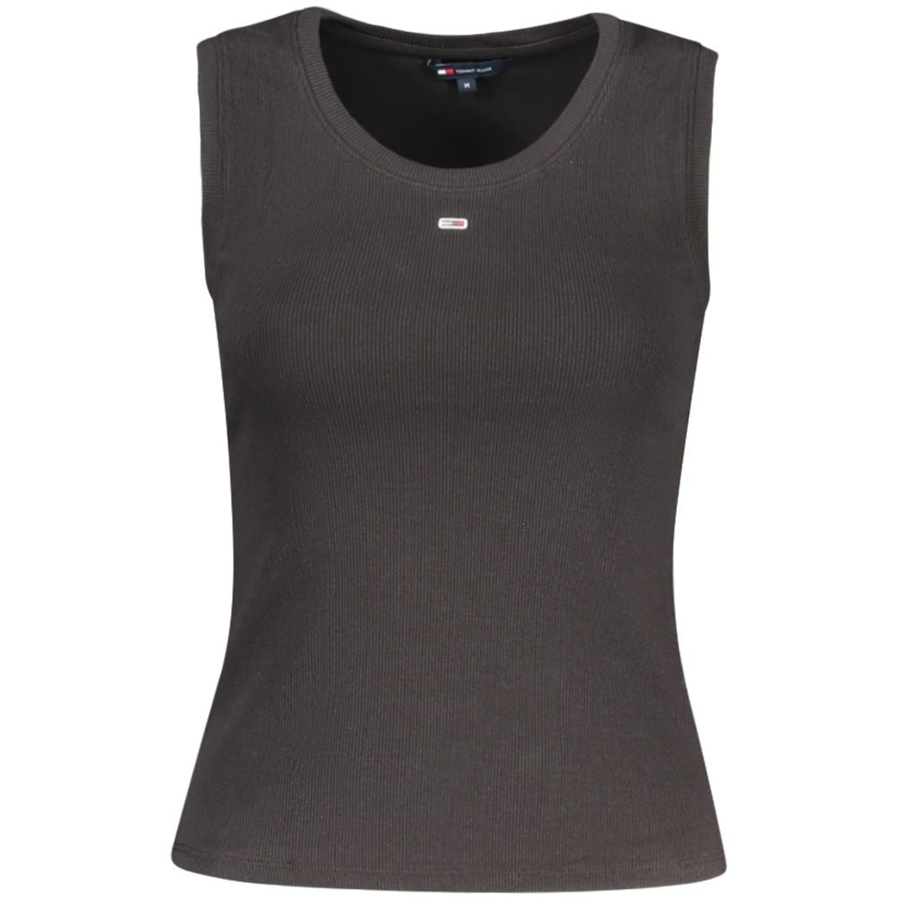 TOMMY HILFIGER - DÉBARDEUR FEMME NOIR EN COTON | COLLEKT PARIS