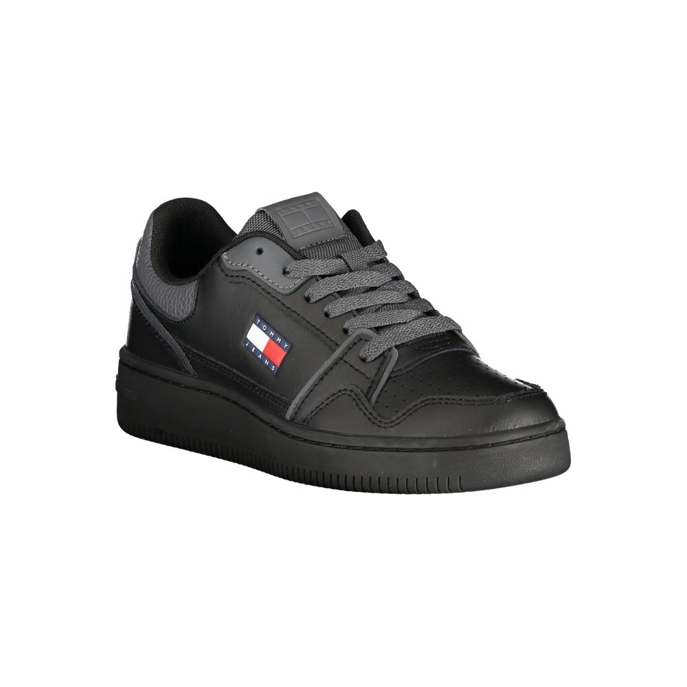 TOMMY HILFIGER - SNEAKERS FEMME NOIRES À DÉTAILS GRIS | COLLEKT PARIS