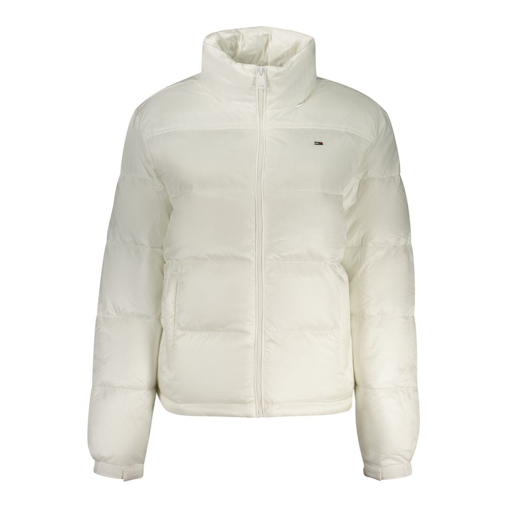 TOMMY HILFIGER - VESTE FEMME BLANCHE LOGO BRODÉ | COLLEKT PARIS