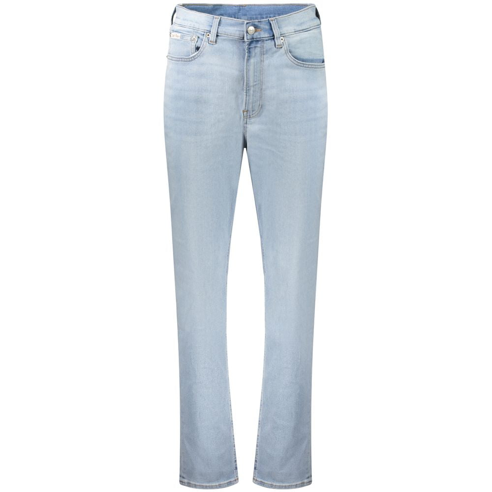 CALVIN KLEIN - JEAN MOM FEMME BLEU CLAIR | COLLEKT PARIS