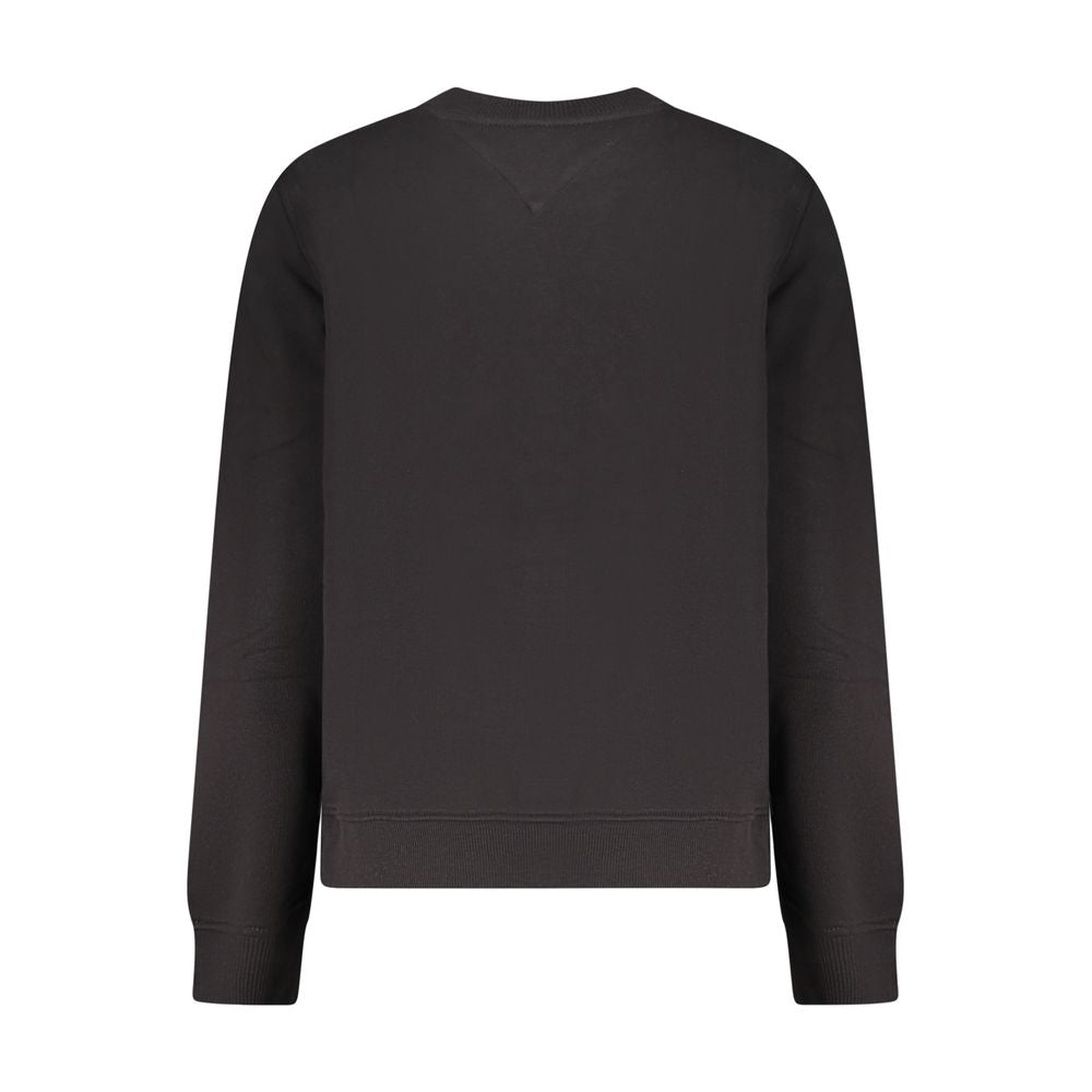 TOMMY HILFIGER - SWEAT FEMME NOIR LOGO IMPRIMÉ | COLLEKT PARIS