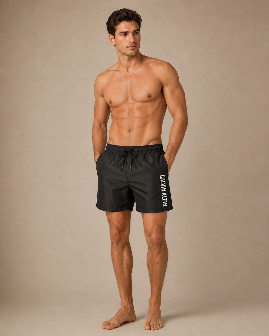 CALVIN KLEIN - SHORT DE BAIN HOMME NOIR | COLLEKT PARIS