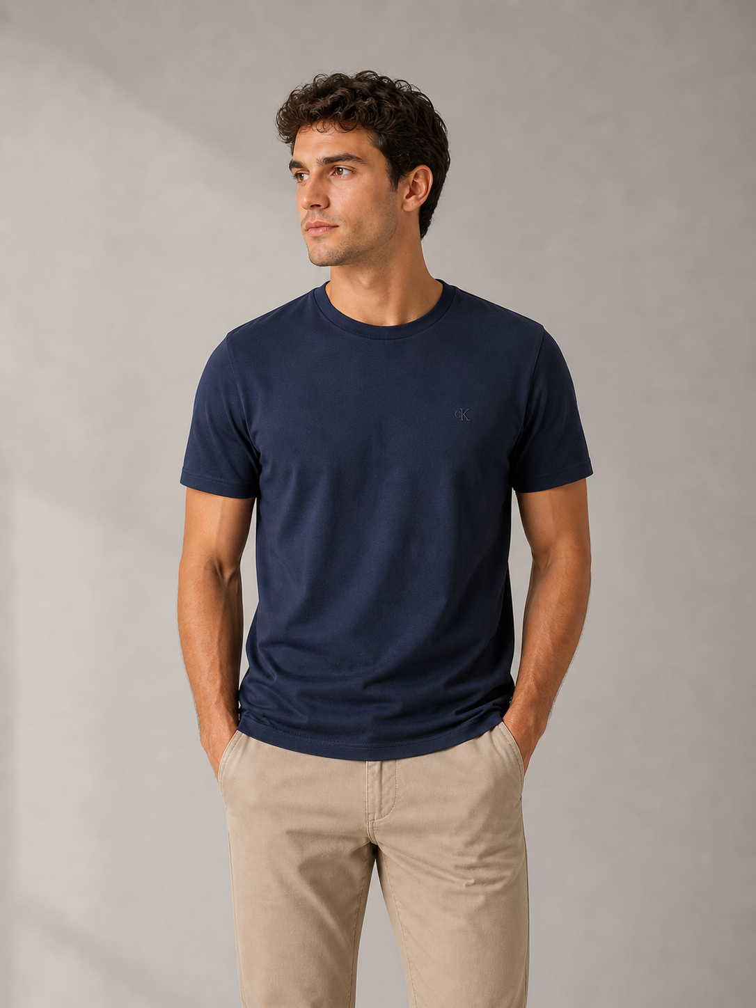 CALVIN KLEIN - T-SHIRT HOMME BLEU | COLLEKT PARIS