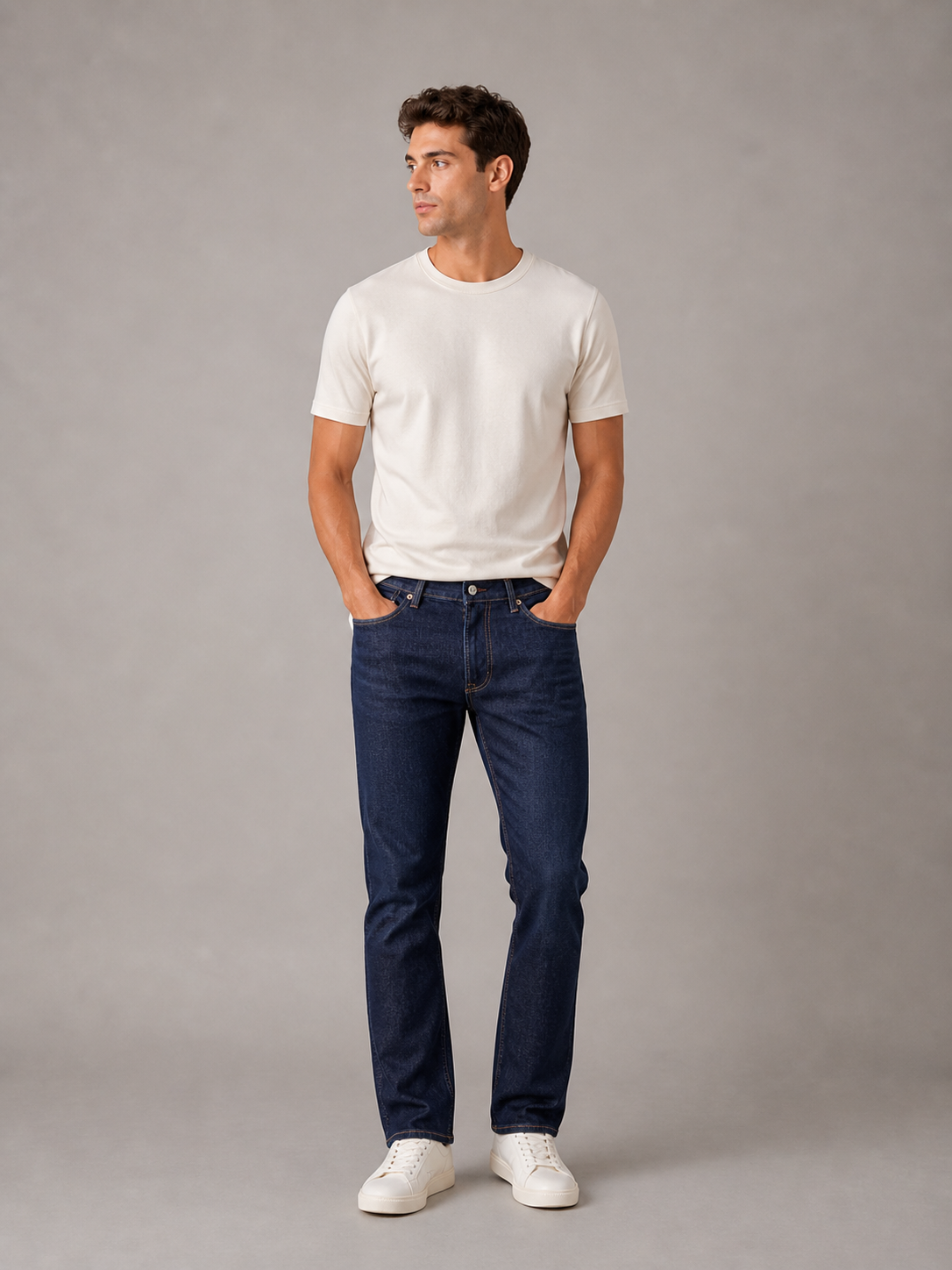 CALVIN KLEIN - JEAN HOMME BLEU DROIT | COLLEKT PARIS