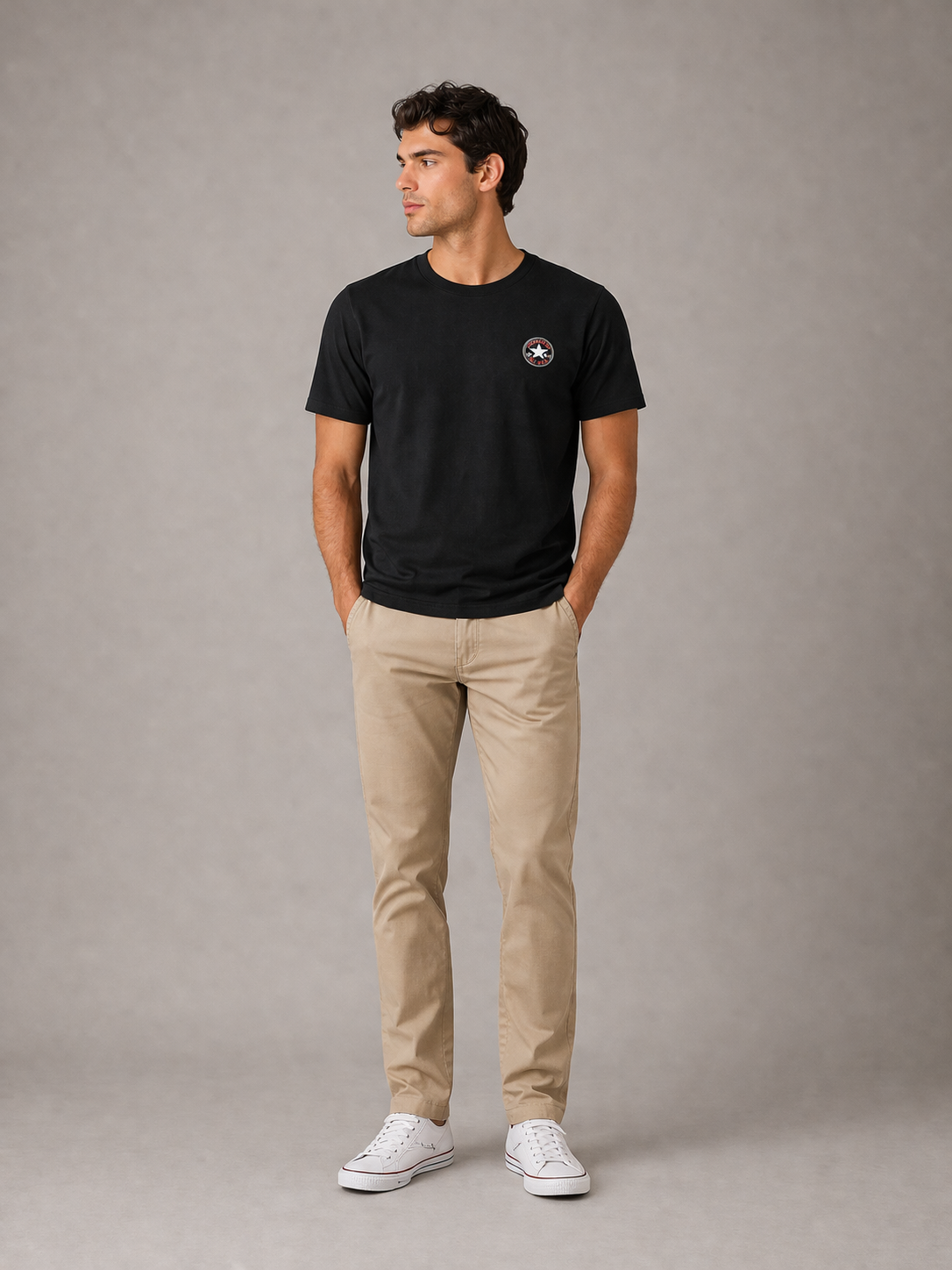 CONVERSE - T-SHIRT HOMME NOIR | COLLEKT PARIS