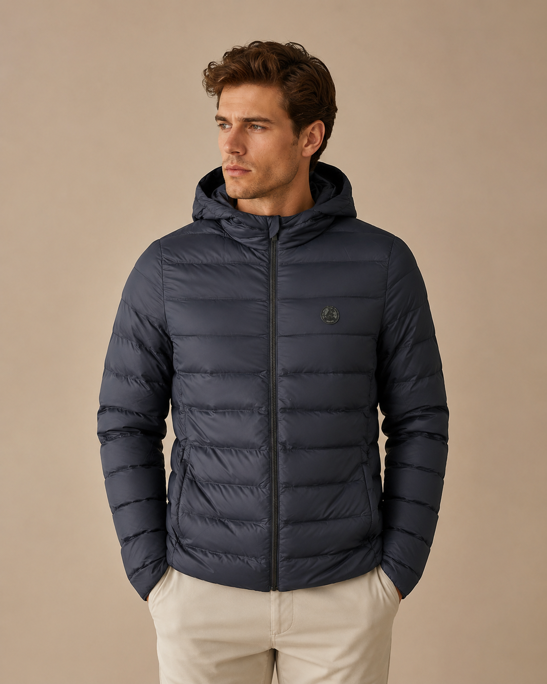 U.S. GRAND - MANTEAU HOMME BLEU À CAPUCHE | COLLEKT PARIS